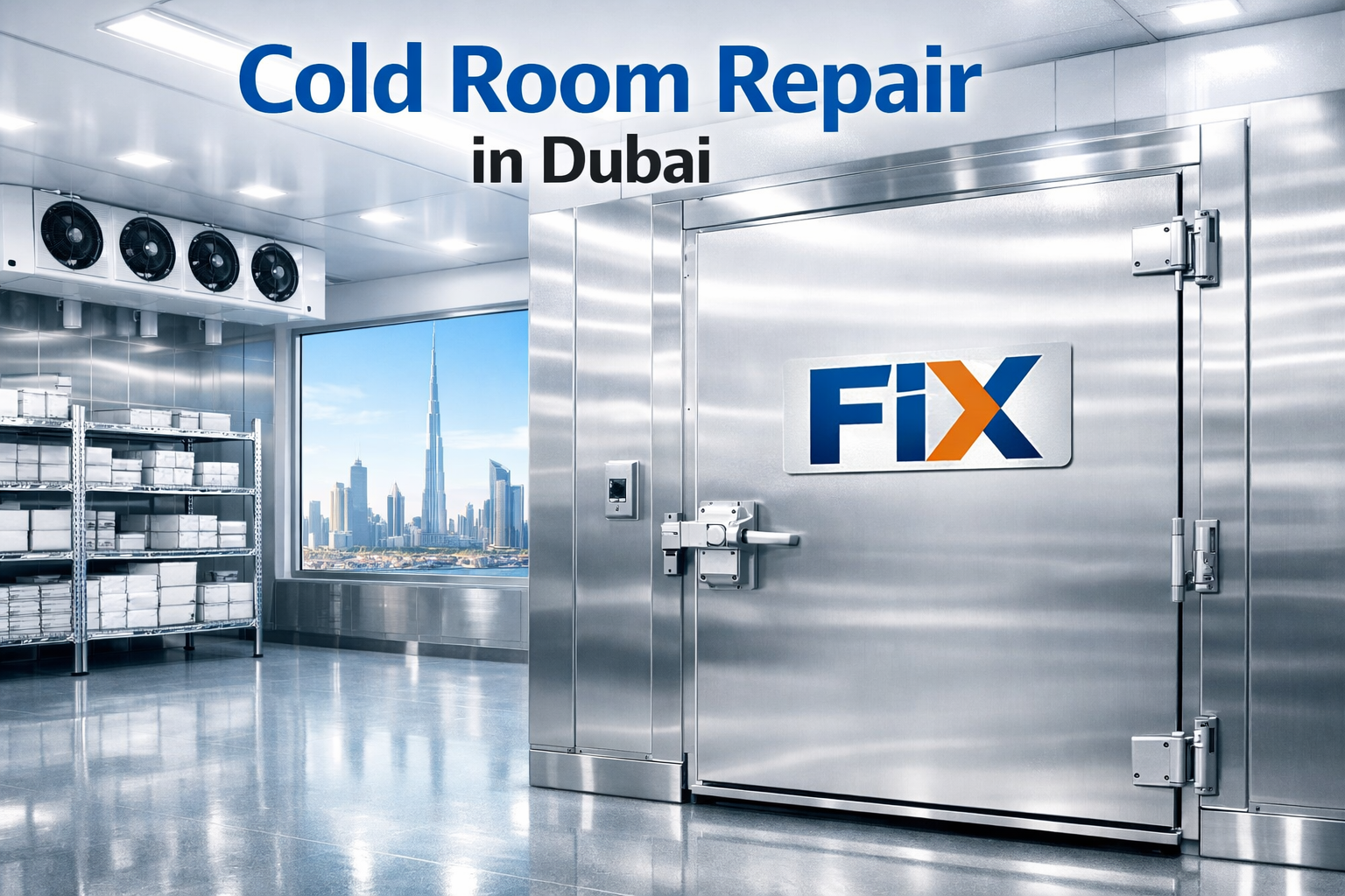 تصليح غرف التبريد في دبي | صيانة غرف التبريد و التجميد